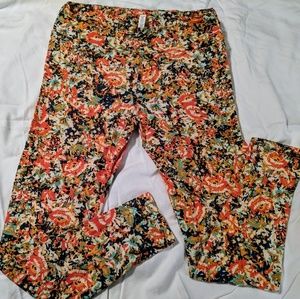 Lularoe TC leggings, gorgeous floral multicolored